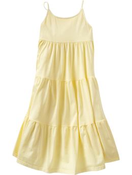 GapKids: Sunkissed strappy dress - light yellow