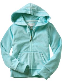 GapKids: Terry zip-up hoodie - splash blue