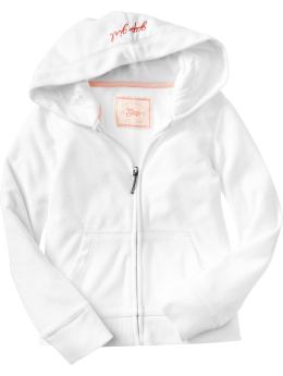 GapKids: Terry zip-up hoodie - white