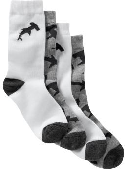 GapKids: Shark socks (2-pack) - white