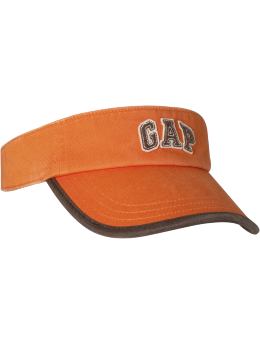 GapKids: Arch logo visor - bright ginger