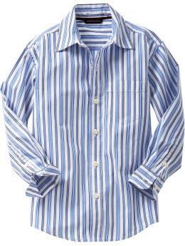 GapKids: Triple striped shirt - white
