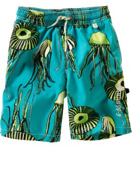 GapKids: Jellyfish swim trunks - blue harmony
