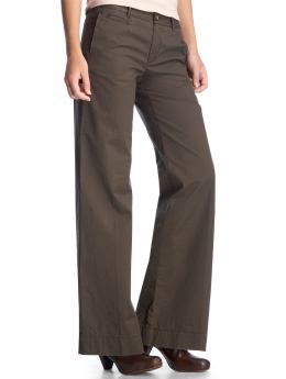 Women: The perfect dobby trouser - earth brown