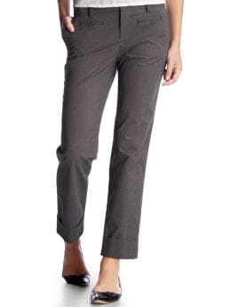 Women: Cuffed cropped pants - yarn dye