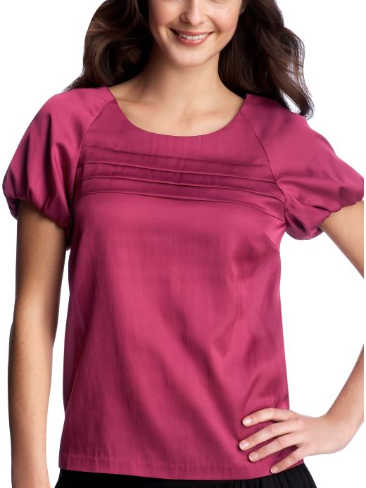 Women's Clothing: Women's Clothing: Pintuck-front top: Tops New Arrivals | Gap from gap.com