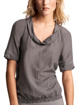 Women's Clothing: Women's Clothing: Twist-neck top: Clean Looks | Gap