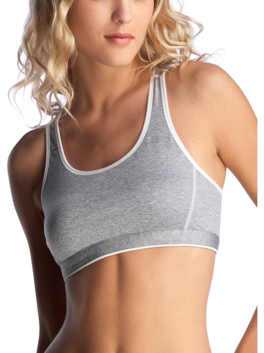 Women: Champion for GapBody reversible sports bra - light heather gray