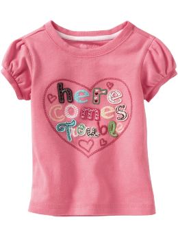 BabyGap: Cheerful graphic T - apple blossom