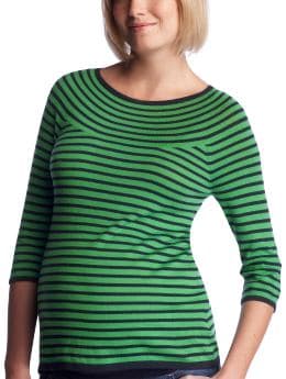 Maternity: Striped boatneck top: Tops: New Arrivals | Gap from gap.com