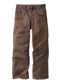 GapKids: Flat front pants - truffle brown