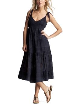 Women's Clothing: Women's Clothing: Tie-shoulder dress: Dresses | Gap :  bows lined dress european collection