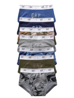 GapKids: Camo briefs (7-pack) - camo print
