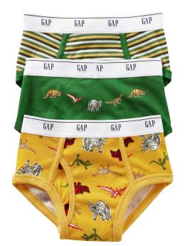 GapKids: Dinosaur briefs (3-pack) - kayak