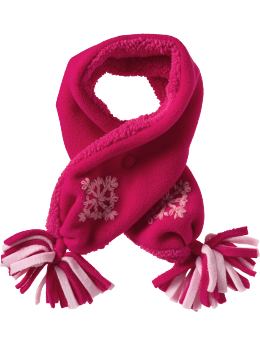BabyGap: Pro fleece snowflake scarf - pink