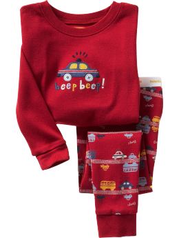 BabyGap: Car long sleep set - admiral red