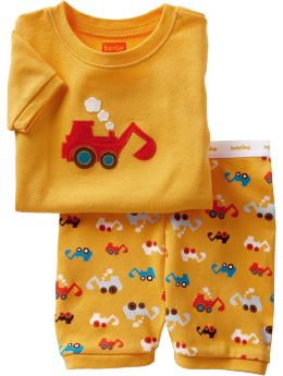 BabyGap: Tractor short sleep set - kayak