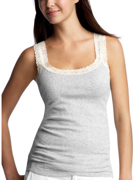 Women's Clothing: Women's Clothing: Lace-trim tank: New Arrivals | Gap :  lace tank top womens clothing