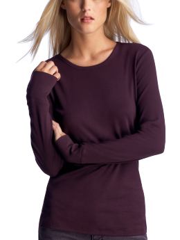 Women's Clothing: Women's Clothing: Supersoft long-sleeved T: Denim & Tweed | Gap from gap.com