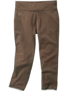 GapKids: Capri leggings - tudor brown