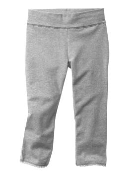 GapKids: Capri leggings - heather gray