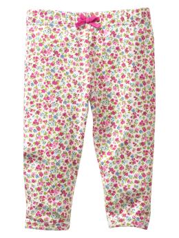 BabyGap: Floral leggings - new off white floral
