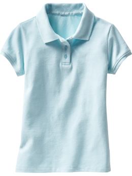 GapKids: Uniform pique polo - blue plume