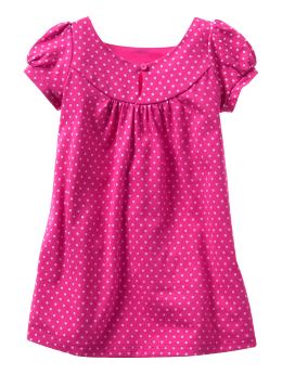 BabyGap: Polka-dot shift dress - pink dot