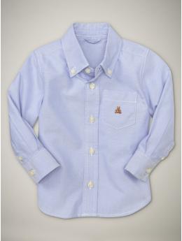 BabyGap: Classic Oxford shirt - blue opal