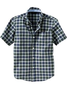 GapKids: Checkered shirt - night sky