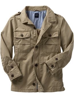 GapKids: Cargo shirt jacket - rattan