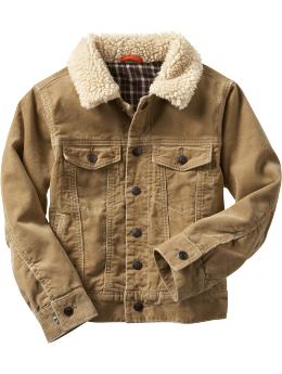 GapKids: Corduroy snap jacket - acorn