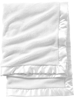 BabyGap: Micro Chamois blanket - white
