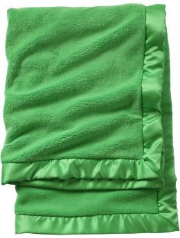 BabyGap: Micro Chamois blanket - green