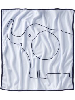 BabyGap: Embroidered icon fleece blanket - elephant