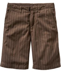 GapKids: Pinstriped shorts - carob brown