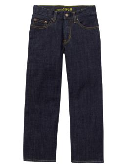 Loose fit dark jeans