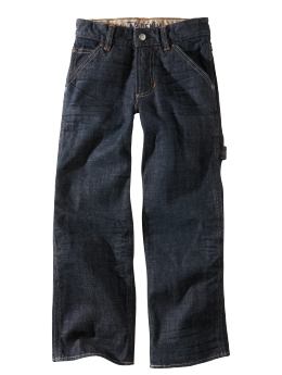 GapKids: Dark-washed carpenter jeans - mott street wash