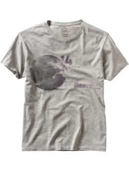 Men: Manchester graphic T - heather gray
