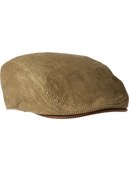 Men: Corduroy driver cap - burlwood brown