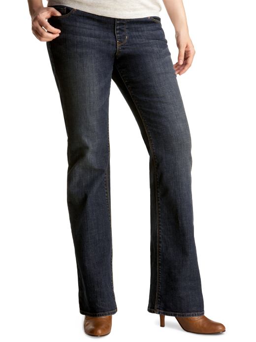 Gap Denim Demi Panel Dark Wash Boot Cut M