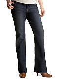 Demi panel boot cut jeans (dark wash)