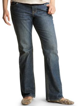 GapMaternity: Full panel boot cut jeans - denim