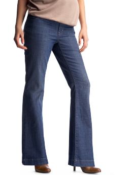 GapMaternity: Secret panel bell jeans - dark