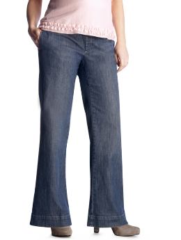 GapMaternity: Demi panel perfect trouser jeans - dark