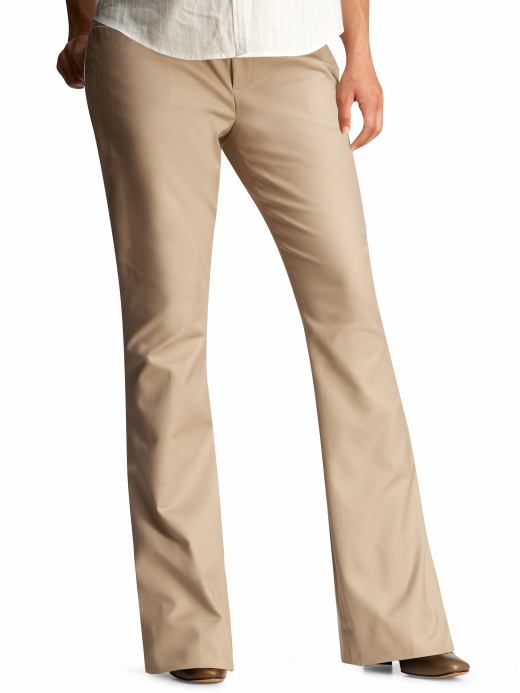 GapMaternity: Demi panel modern trousers - desert khaki