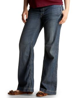 GapMaternity: Demi panel vintage-wash jean - vintage