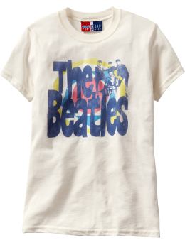 GapKids: Junk Food Beatles graphic T - sugar cookie white
