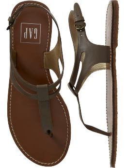 Women: Grecian sandals - plymouth rock