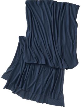 Women: Solid wrap scarf - ibiza sea